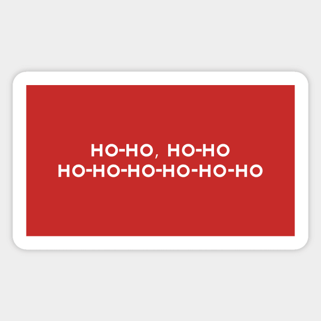 Ho Ho Ho Ho Couture Style Font Sticker by TeeTime
